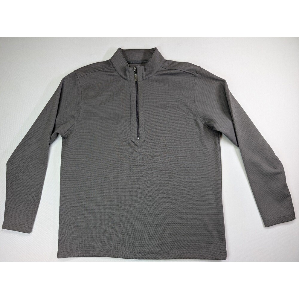 Snake Eyes 1/4 Zip Mock Pullover Gray Size Large